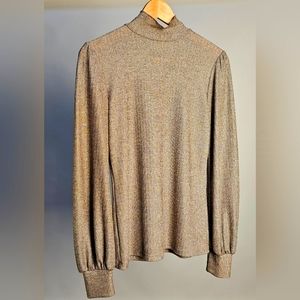 Band of Gypsies Long Sleeve Mock Neck Top Size Small